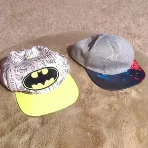 Kids one size fits most batman hats